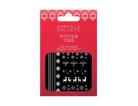 Ozdoby na nehty Gabriella Salvete Winter Time Nail Art Stickers 1 balení
