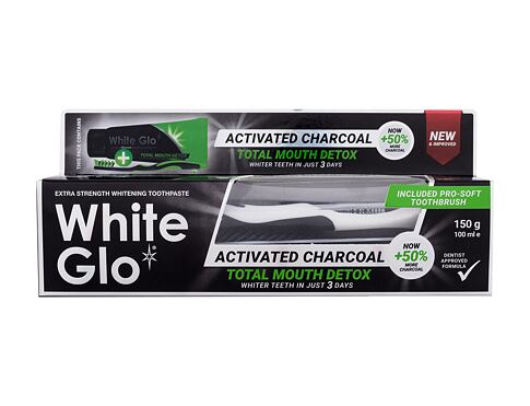 Zubní pasta White Glo Charcoal Total Mouth Detox 150 g