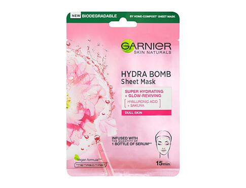 Pleťová maska Garnier Skin Naturals Hydra Bomb Sakura 1 ks