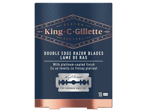 Náhradní břit Gillette King C. Double Edge Safety Razor Blades 10 ks