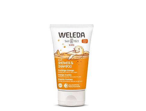 Sprchový krém Weleda Kids Happy Orange 2in1 150 ml