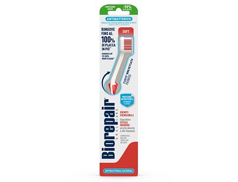 Klasický zubní kartáček Biorepair Antibacterial Toothbrush Soft 1 ks