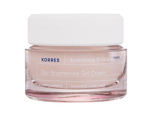 Denní pleťový krém Korres Apothecary Wild Rose Day-Brightening Gel-Cream 40 ml poškozená krabička