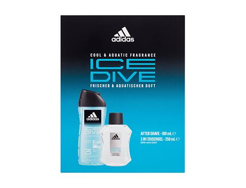 Voda po holení Adidas Ice Dive 100 ml poškozená krabička Kazeta