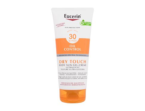 Opalovací přípravek na tělo Eucerin Sun Oil Control Dry Touch Body Sun Gel-Cream SPF30 200 ml poškozený obal