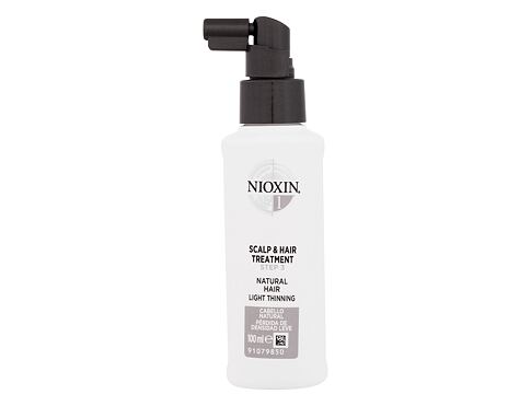 Objem vlasů Nioxin System 1 Scalp & Hair Treatment 100 ml poškozená krabička