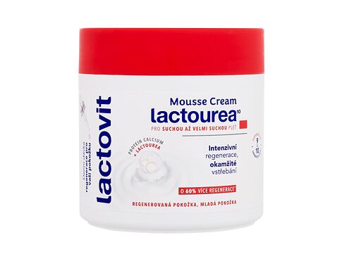 Tělový krém Lactovit LactoUrea Regenerating Mousse Cream 400 ml poškozený obal