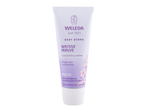 Denní pleťový krém Weleda Baby Derma White Mallow 50 ml poškozená krabička