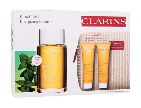 Tělový olej Clarins Aroma Tonic Treatment Oil 100 ml poškozená krabička Kazeta