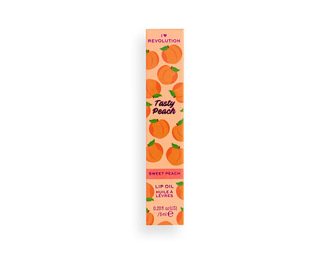 Olej na rty I Heart Revolution Tasty Peach Lip Oil 6 ml Sweet Peach