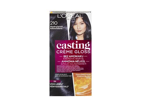 Barva na vlasy L'Oréal Paris Casting Creme Gloss 48 ml 210 Blue Black