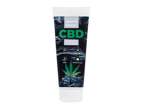 Zubní pasta White Pearl CBD Charcoal Whitening Toothpaste 75 ml poškozená krabička