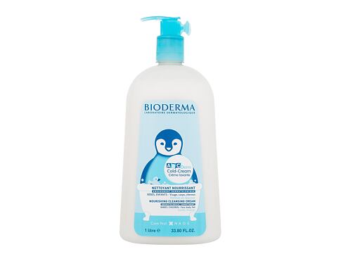 Sprchový krém BIODERMA ABCDerm Cold-Cream Nourishing Cleansing Cream 1000 ml poškozený flakon