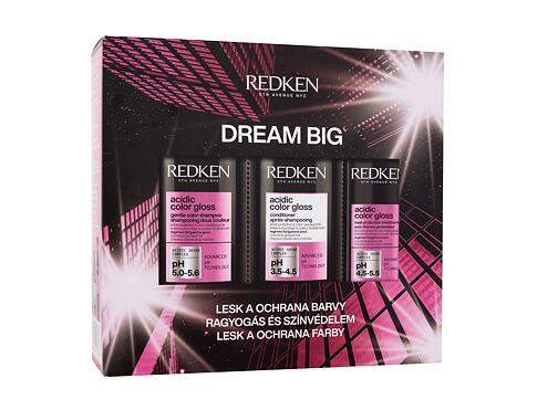 Šampon Redken Acidic Color Gloss Dream Big 300 ml poškozená krabička Kazeta