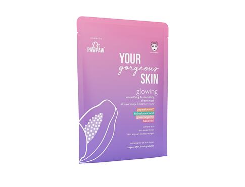 Pleťová maska Dr. PAWPAW Your Gorgeous Skin Glowing Sheet Mask 25 ml