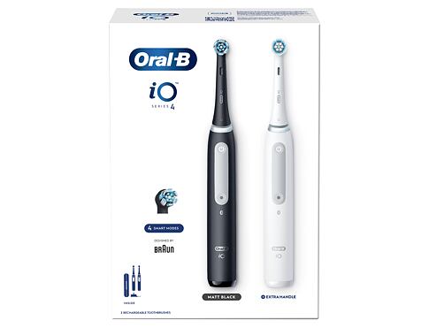 Oscilační zubní kartáček Oral-B iO Series 4 Duo Black & White 2 ks Kazeta