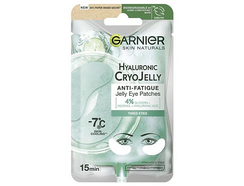 Maska na oči Garnier Skin Naturals Hyaluronic Cryo Jelly Eye Patches 1 ks