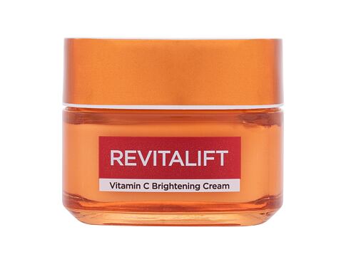 Denní pleťový krém L'Oréal Paris Revitalift Vitamin C Brightening Cream 50 ml poškozená krabička