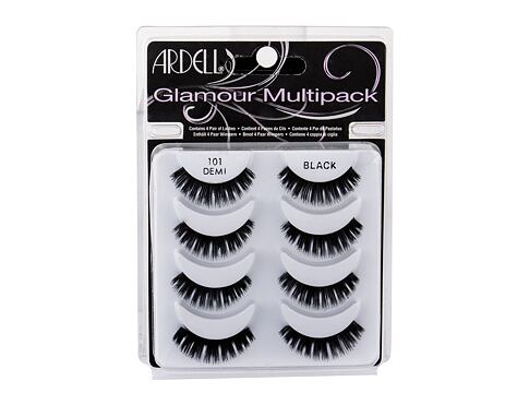 Umělé řasy Ardell Glamour Multipack 4 ks Black poškozená krabička