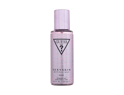 Tělový sprej GUESS Sexy Skin Metallique Rosé 250 ml