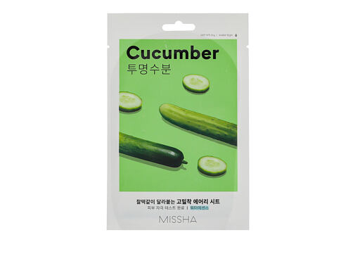 Pleťová maska Missha Airy Fit Sheet Mask Cucumber 19 g