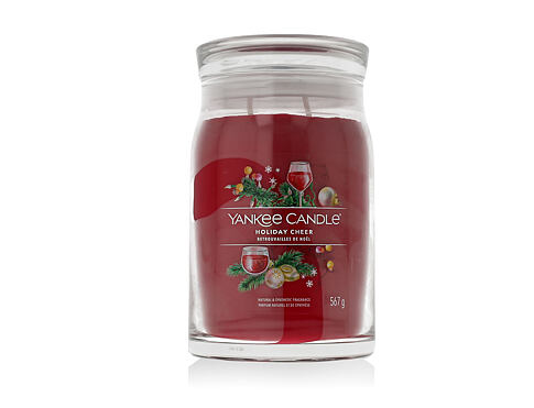 Vonná svíčka Yankee Candle Signature Holiday Cheer 567 g