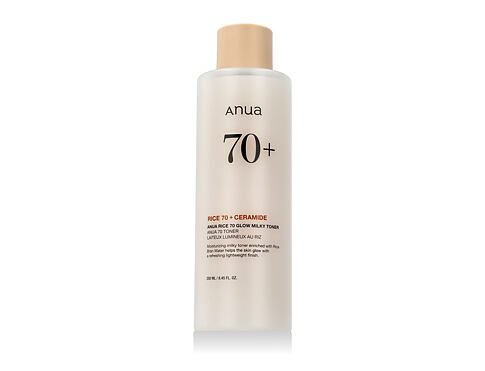 Pleťová voda a sprej Anua Rice + Ceramide 70% Glow Milky Toner 250 ml