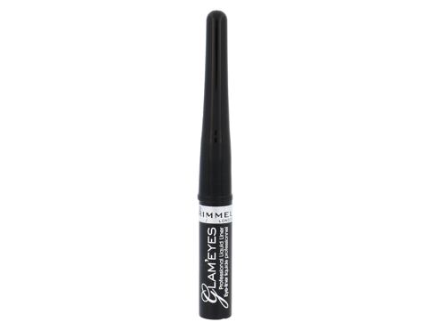 Oční linka Rimmel London Glam Eyes 3,5 ml 001 Black Glamour