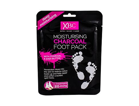 Maska na nohy Xpel Body Care Charcoal Foot Pack 1 ks
