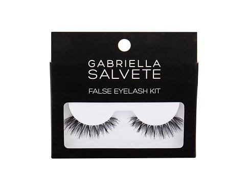 Umělé řasy Gabriella Salvete False Eyelash Kit 1 ks Black poškozená krabička Kazeta