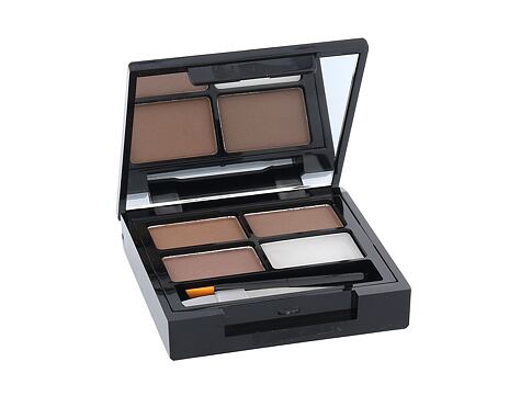 Set a paletka na obočí Makeup Revolution London Focus & Fix Eyebrow Shaping Kit 5,8 g Medium Dark poškozený obal