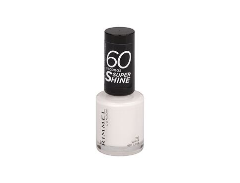Lak na nehty Rimmel London 60 Seconds Super Shine 8 ml 703 White Hot Love