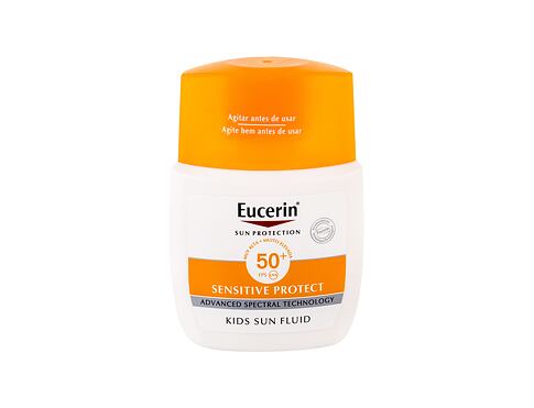 Opalovací přípravek na tělo Eucerin Sun Kids Sensitive Protect Sun Fluid SPF50+ 50 ml poškozená krabička