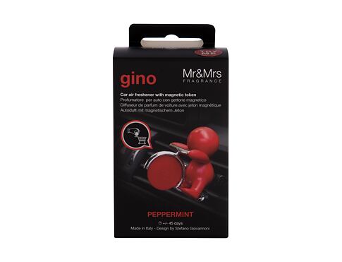 Vůně do auta Mr&Mrs Fragrance Gino Peppermint 1 ks