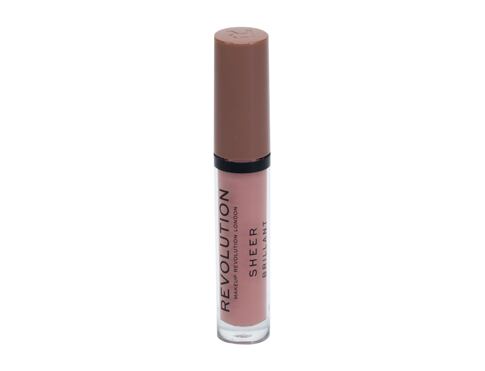 Lesk na rty Makeup Revolution London Sheer Brillant 3 ml 110 Chauffeur