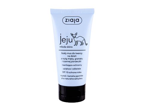 Denní pleťový krém Ziaja Jeju White Face Mousse Moisturiser SPF10 50 ml