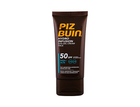 Opalovací přípravek na obličej PIZ BUIN Hydro Infusion SPF50 50 ml poškozená krabička
