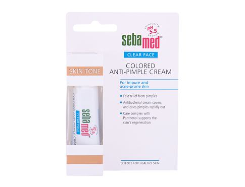 Lokální péče SebaMed Clear Face Colored Anti-Pimple Cream 10 ml