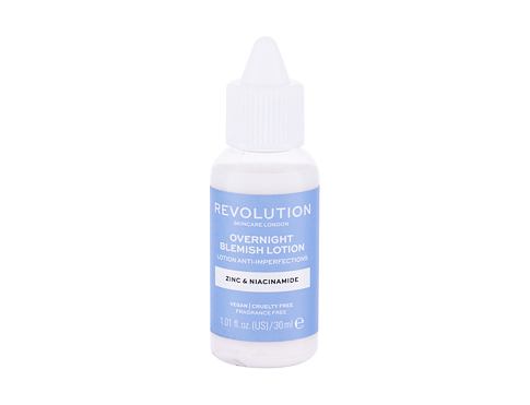 Lokální péče Revolution Skincare Overnight Blemish Lotion Zinc & Niacinamide 30 ml