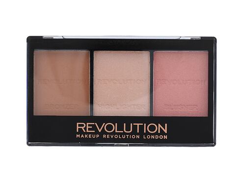 Konturovací paletka Makeup Revolution London Ultra Sculpt & Contour Kit 11 g C01 Ultra Fair poškozená krabička
