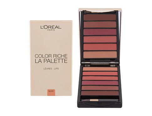 Rtěnka L'Oréal Paris Color Riche La Palette 6 g Nude