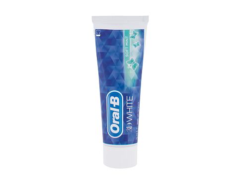 Zubní pasta Oral-B 3D White Soft Mint 75 ml poškozená krabička