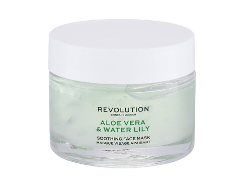 Pleťová maska Revolution Skincare Aloe Vera & Water Lily 50 ml poškozená krabička