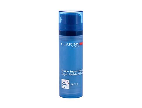 Pleťový gel Clarins Men Super Moisture Lotion SPF20 50 ml Tester