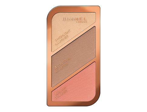 Konturovací paletka Rimmel London Kate 18,5 g 002 Coral Glow