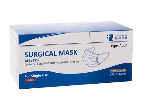 Rouška a respirátor Hengzhou Medical Surgical Mask 50 ks