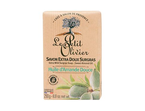 Tuhé mýdlo Le Petit Olivier Almond Oil Extra Mild Surgras Soap 250 g