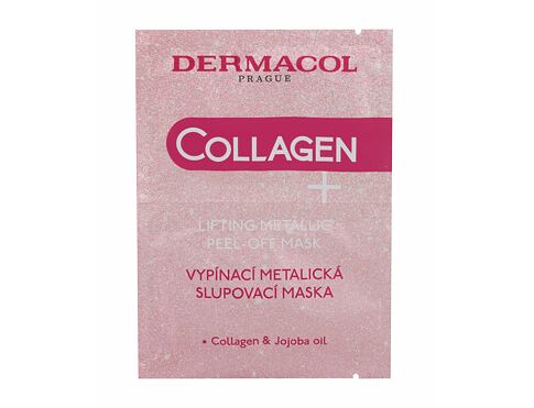 Pleťová maska Dermacol Collagen+ Lifting Metallic Peel-Off 15 ml
