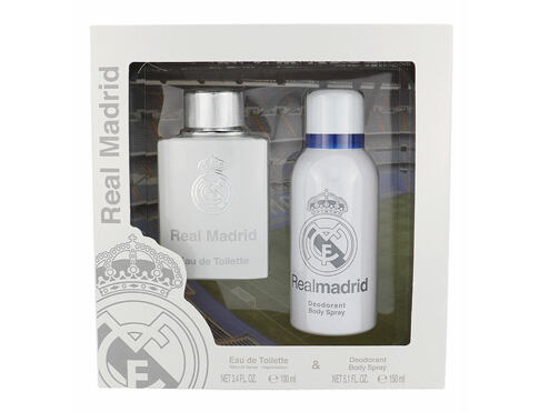 Toaletní voda EP Line Real Madrid 100 ml poškozená krabička Kazeta