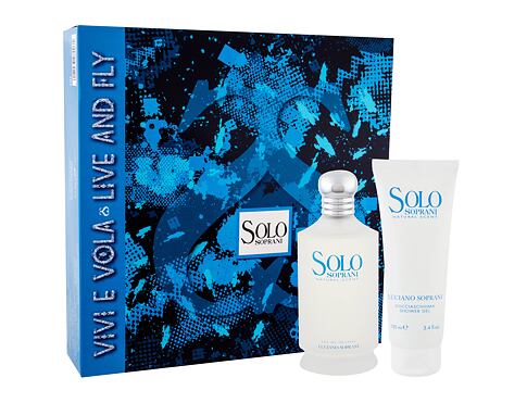 Toaletní voda Luciano Soprani Solo 100 ml poškozený flakon Kazeta